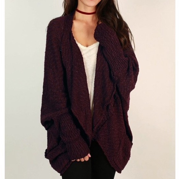 Impressions Sweaters - Impressions Boutique berry cardigan